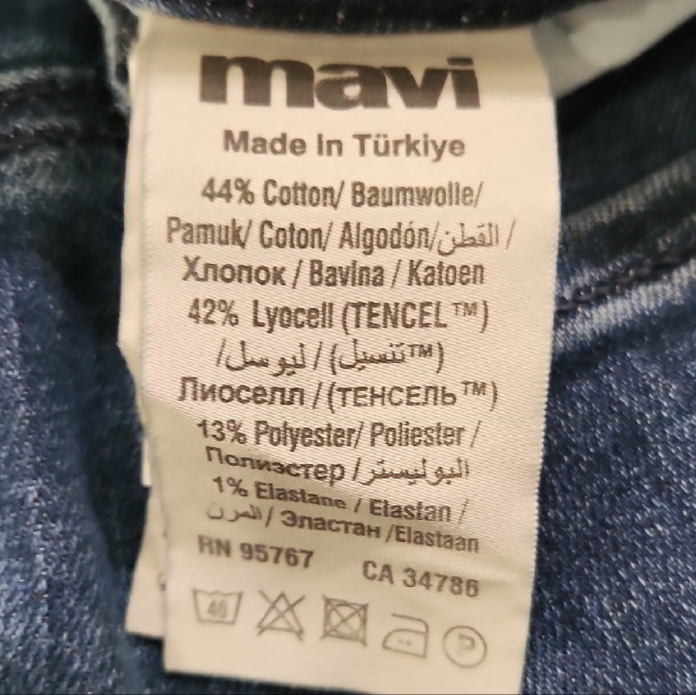 Mavi Women's Emma Slim Boyfriend Jeans 29 X 32. Excellent used condition. mid-ri - Picture 7 of 8